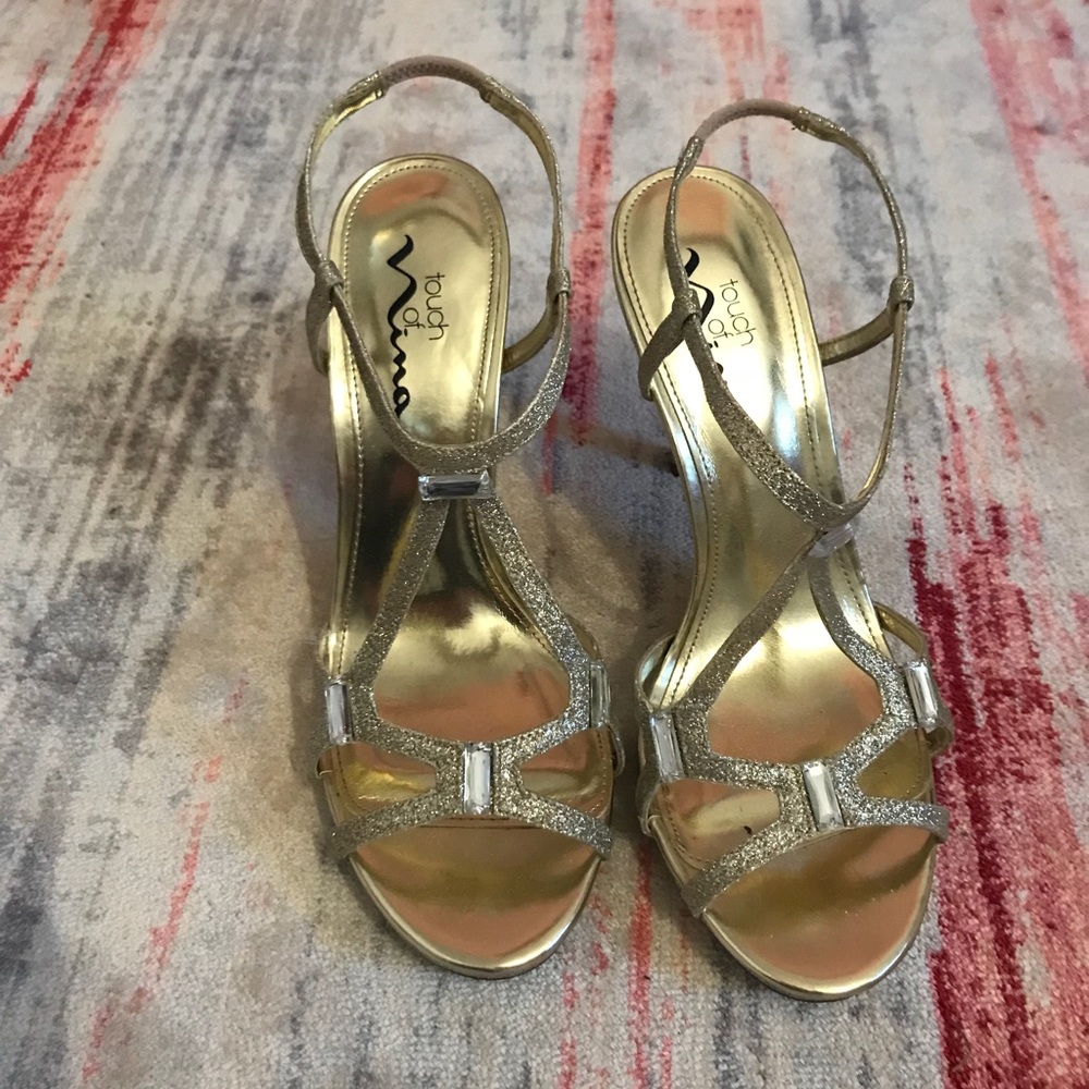 Gold heels